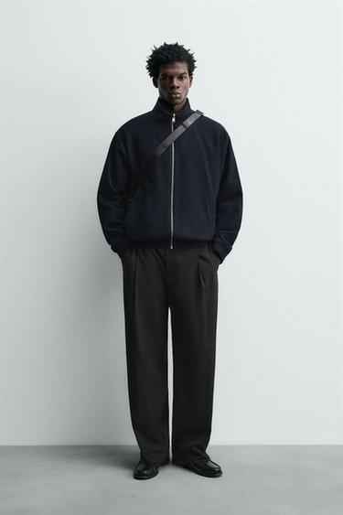 Zara Двусторонний бомбер из шерсти и кашемира