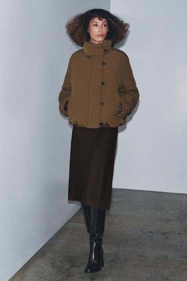 Zara Стеганая куртка — ZW COLLECTION купить с доставкой.