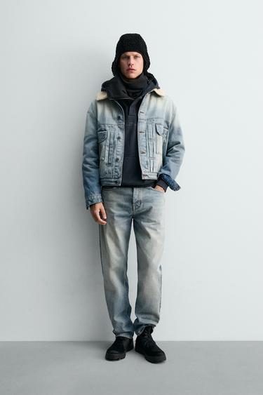 Zara Джинсовая куртка с защипами X SR_A