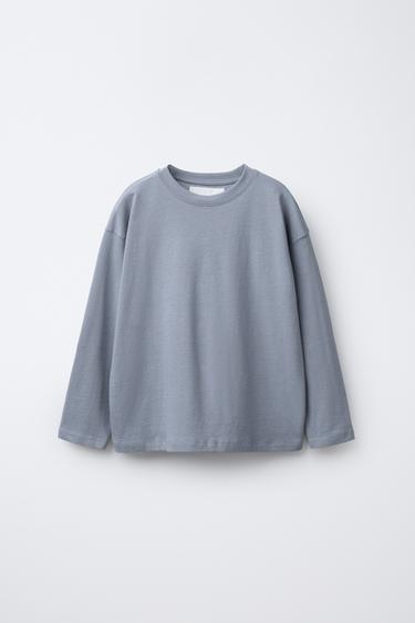 Zara Базовая футболка MEDIUM WEIGHT купить с доставкой.