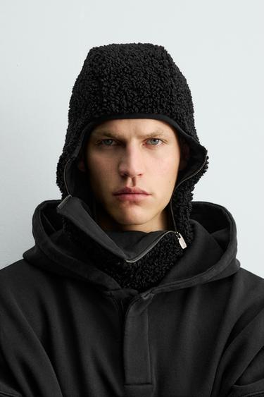 Zara Балаклава из мягкого искусственного меха X SR_A купить с доставкой.