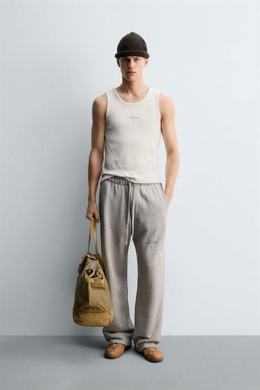 Zara Майка без рукавов TANK T-SHIRT X SR_A купить с доставкой.