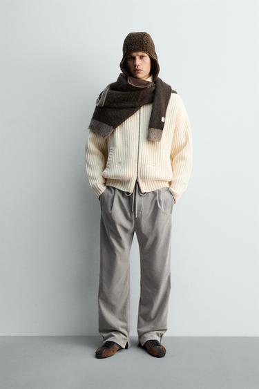 Zara Бархатные брюки с лампасами X SR_A купить с доставкой.