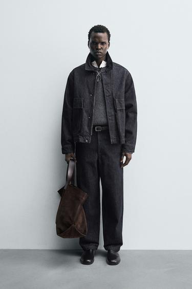 Zara Джинсовая куртка с карманами