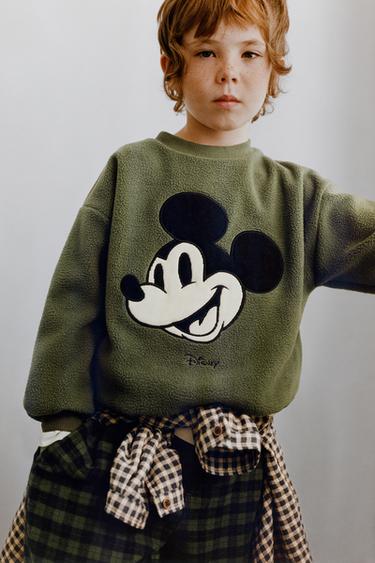 Zara Толстовка из овчины MICKEY MOUSE © DISNEY купить с доставкой.