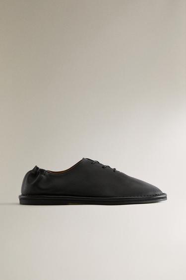 Zara Туфли DERBY из кожи