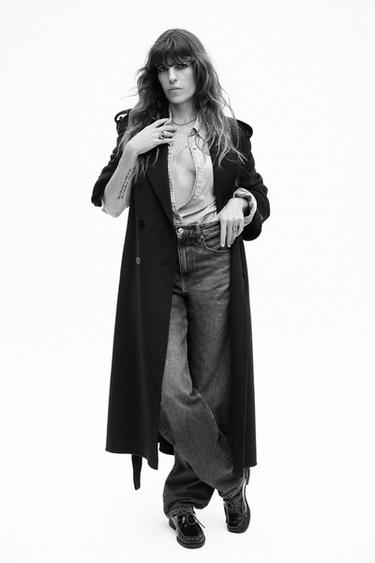 Zara Джинсы со средней посадкой — ZW COLLECTION