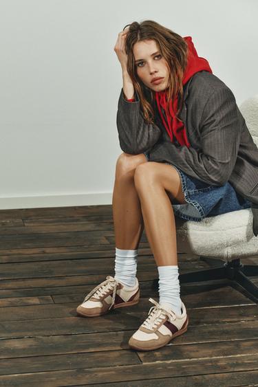 Zara Комбинированные беговые кроссовки