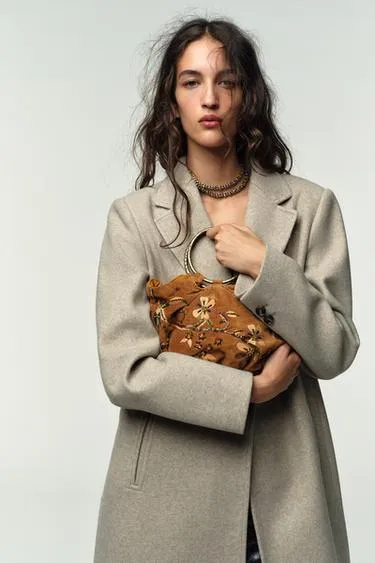 Сумка-мешок из вельвета с вышивкой- Заказать в России