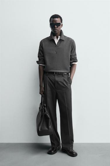 Zara Поло из смесовой вискозы