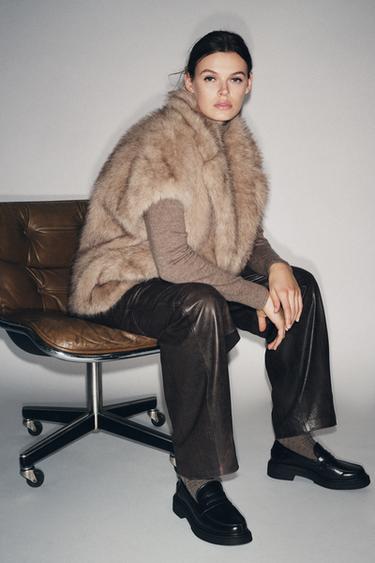 Zara Лоферы с планкой