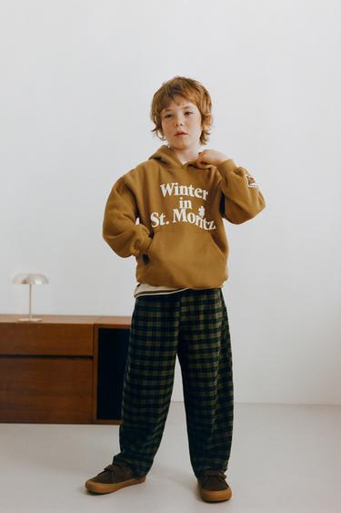 Zara Брюки BALLOON в клетку SOFT TOUCH