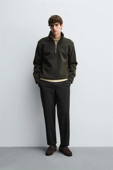 Брюки из комфортного текстурированного материала- Заказать в России