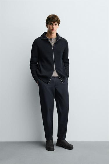 Zara Брюки с текстурой комфорта