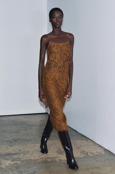 Zara Юбка миди из кружева — ZW COLLECTION LIMITED EDITION