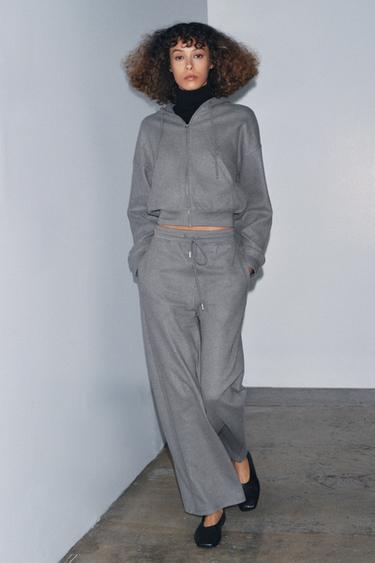 Zara Мягкое худи в рубчик