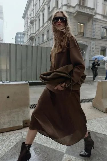 Комбинированное атласное платье- Заказать в России