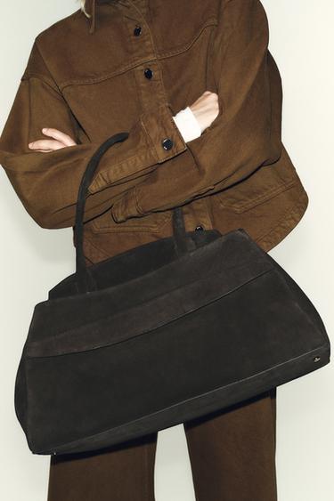 Zara Замшевая сумка