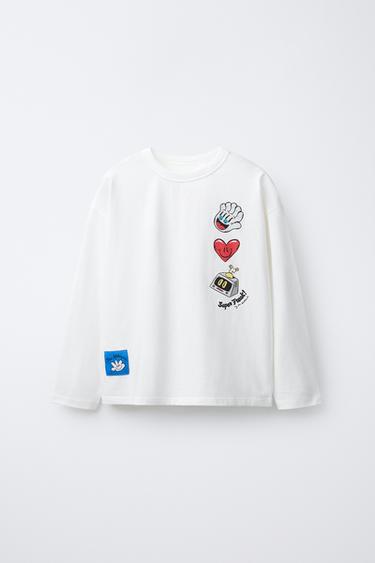 Zara Футболка SUPERFREAK © с этикеткой купить с доставкой.