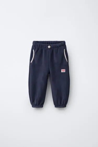 Брюки-джоггеры из флиса