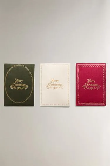 Набор открыток-книжек на рождество для детей (набор из 4 штук)