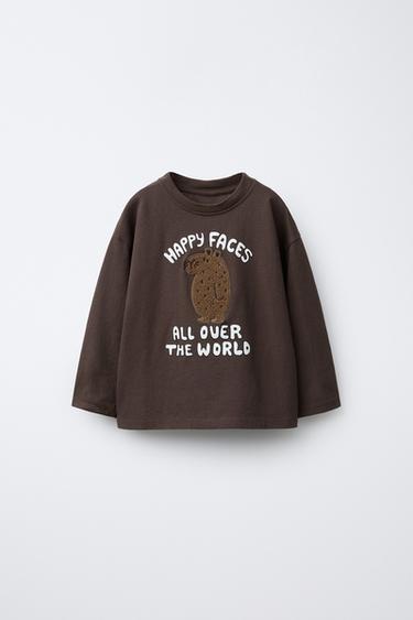 Zara Футболка с нашивкой капибары у реки