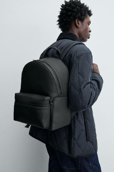 Zara Прорезиненный рюкзак