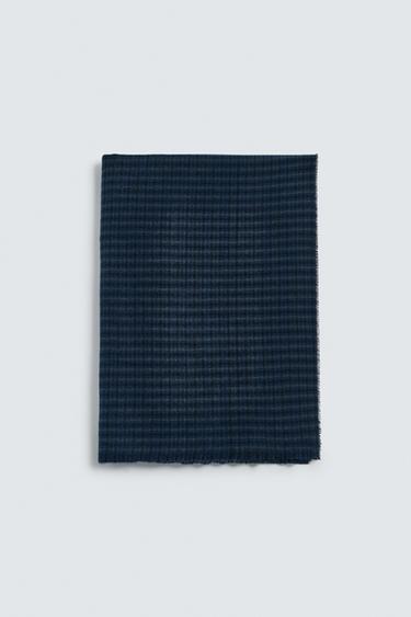 Zara Шарф в клетку купить с доставкой.
