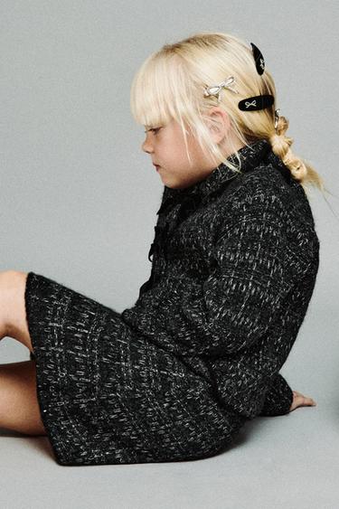 Zara Кардиган с блёстками и бархатными бантами