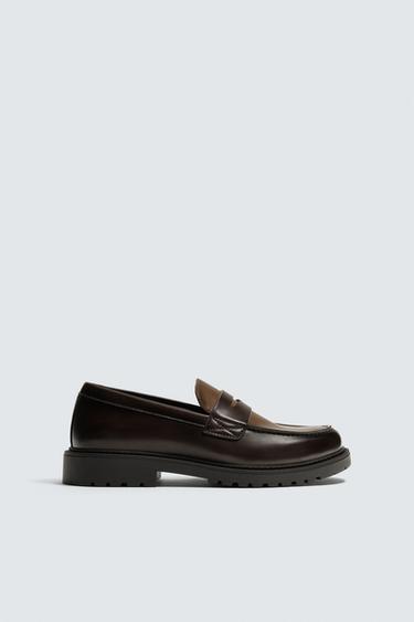 Zara Лоферы с планкой купить с доставкой.