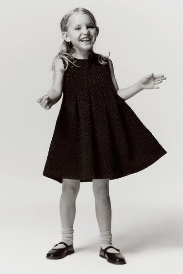 Zara Жаккардовое платье с блестками купить с доставкой.