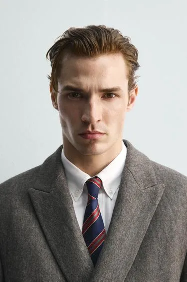 Галстук в полоску из 100% шелка- Заказать в России