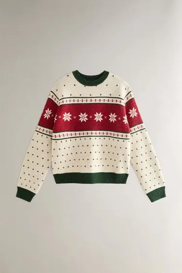 Свитер JACQUARD на рождество
