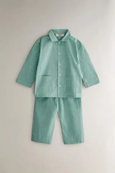 Детский пижамный комплект в полоску- Заказать в России