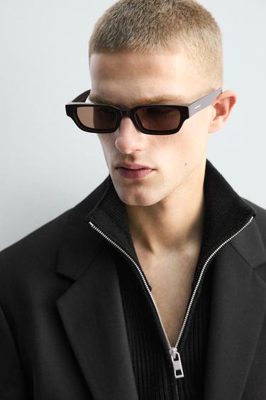 Zara Прямоугольные солнцезащитные очки LIMITED EDITION