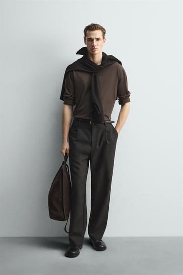 Мерсеризованная футболка с длинными рукавами — LIMITED EDITION- Заказать в России