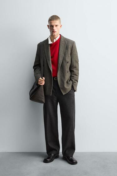 Zara Брюки из 100% шерсти с защипами — LIMITED EDITION