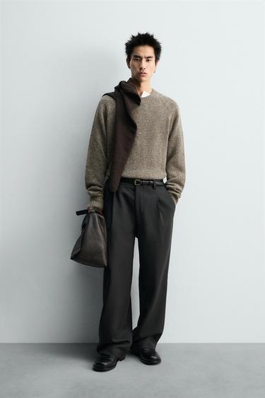 Zara Свитер свободного кроя из рельефной ткани