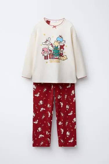 6-14 лет/пижама с принтом HELLO KITTY AND FRIENDS © SANRIO- Заказать в России