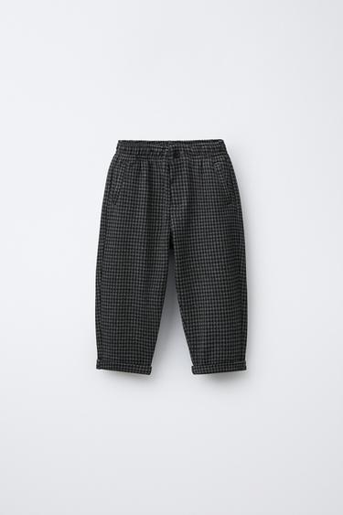 Zara Костюмные брюки в клетку купить с доставкой.