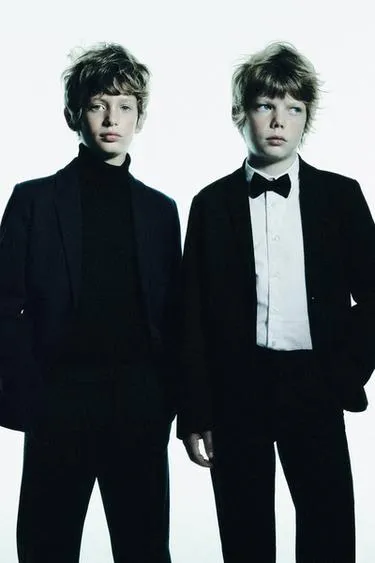 Рубашка со съемной атласной бабочкой