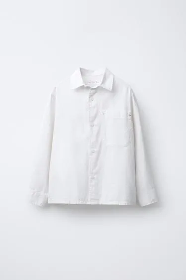 Фланелевая рубашка с карманом