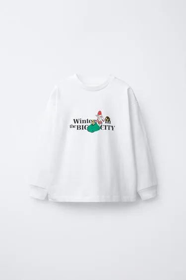 Футболка с принтом «санта-клаус»- Заказать в России