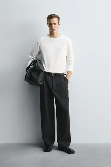 Мерсеризованная футболка с длинными рукавами — LIMITED EDITION