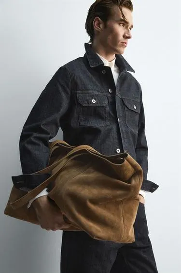 Кожаная сумка-шопер - LIMITED EDITION