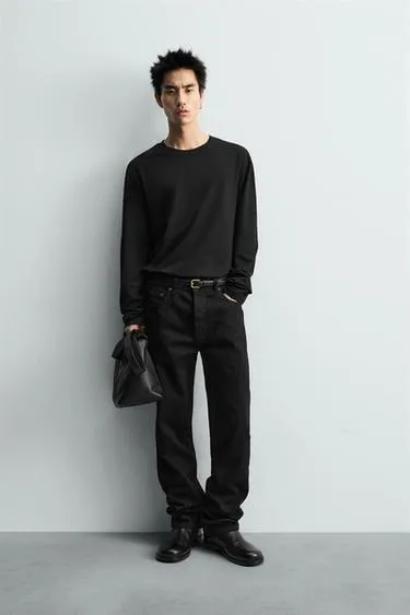 Мерсеризованная футболка с длинными рукавами — LIMITED EDITION