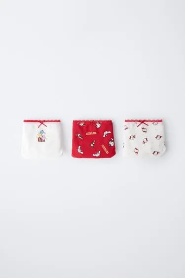 1-6 лет/набор из трех трусов HELLO KITTY © SANRIO