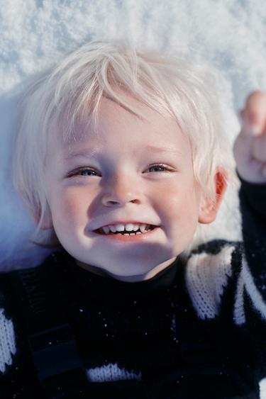 Zara Джемпер в горошек из смесовой шерсти