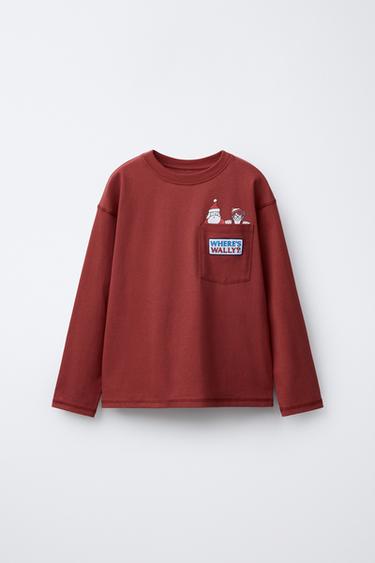 Zara Футболка с принтом где уолли? ® DREAMWORKS ©