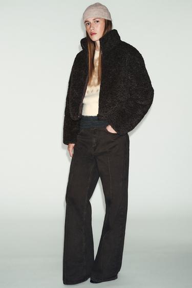 Zara Анорак из искусственного меха с термоизоляцией